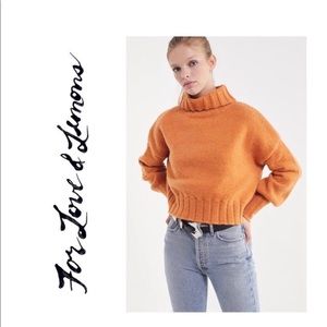 For Love & Lemons - Balloon Sleeved Dylan Sweater